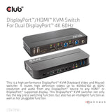 Club 3D CSV-7210 KVM / audio-switch Desktop