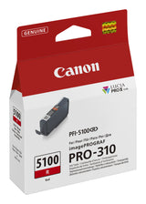 Canon PFI 5100 R Rød Blækbeholder