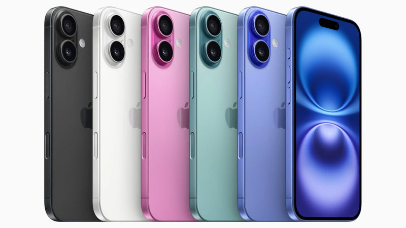 APPLE IPHONE 16 128 GB Sort Fabriksny