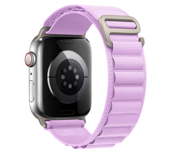 Apple Watch Rem Alpine Nylon Loop Lilla