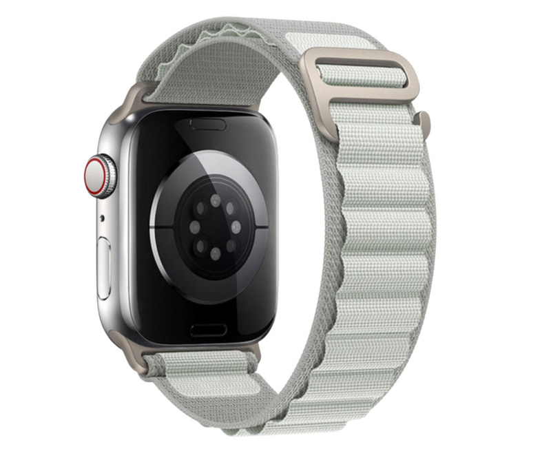 Apple Watch Rem Alpine Nylon Grå / Lysgrå