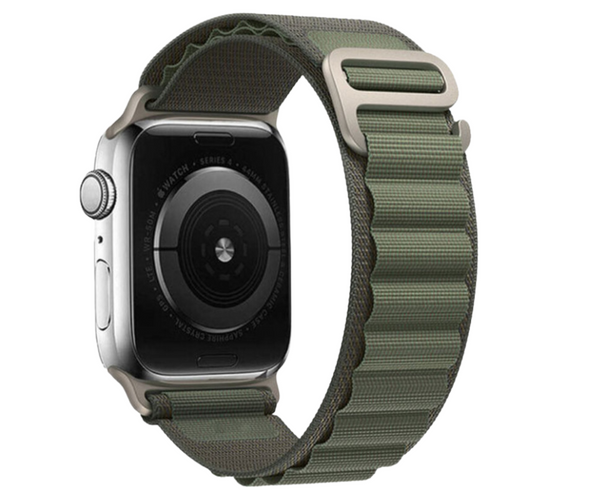 Apple Watch Rem Alpine Nylon Loop Grøn
