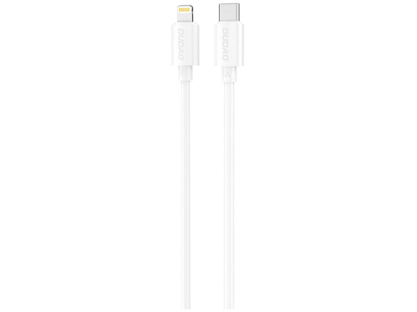 Dudao L4X USB-C til Lightning Kabel 2m – Hurtigopladning og Dataoverførsel – Hvid