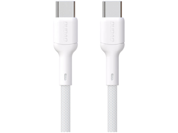 Dudao L9C USB-C til USB-C Kabel 2m – 65W Power Delivery Hurtigopladning – Hvid