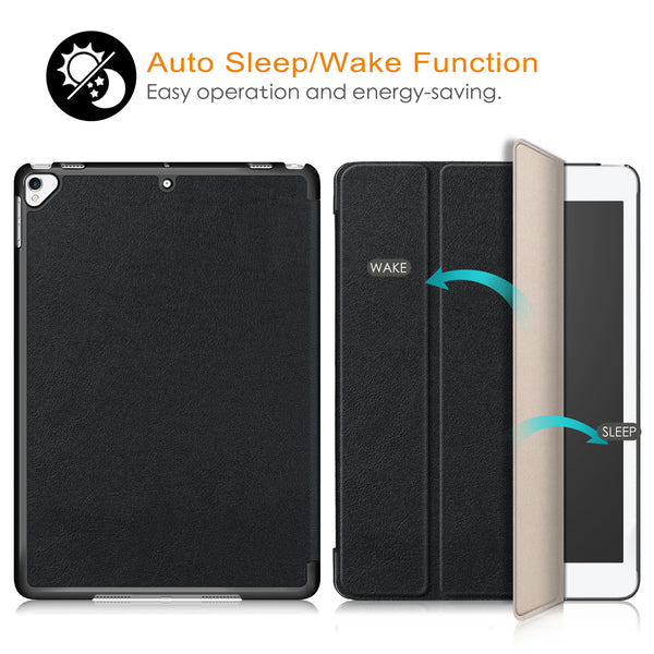 Kvalitets iPad Cover til iPad 10.2" - 10.5" (2019-2020) med Sleep/Wake funktion