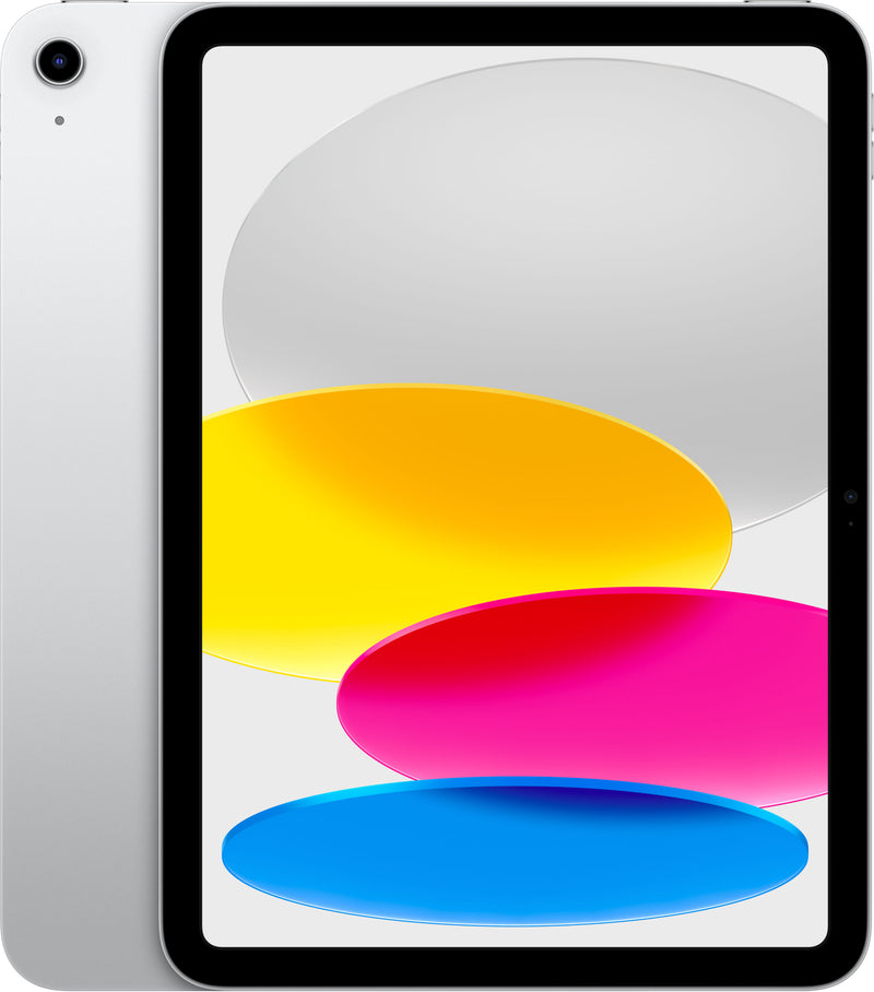 Apple iPad (10. gen) 10.9" - 256 GB, A14 Bionic Chip, 12 MP Kamera, iPadOS 18 - Sølv