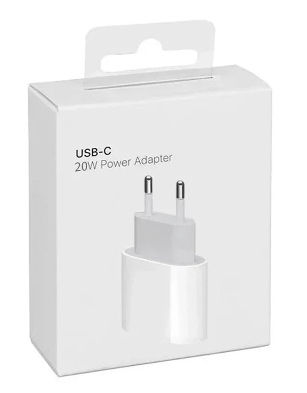 USB-C Adapter 20W/Hurtig Oplader/Fast Charger til iPhone 20W