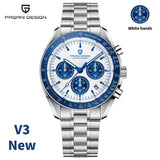 PAGANI DESIGN PD-1701 Moonwatch – Quartz Chronograph, Safirglas & 100M Vandtæt
