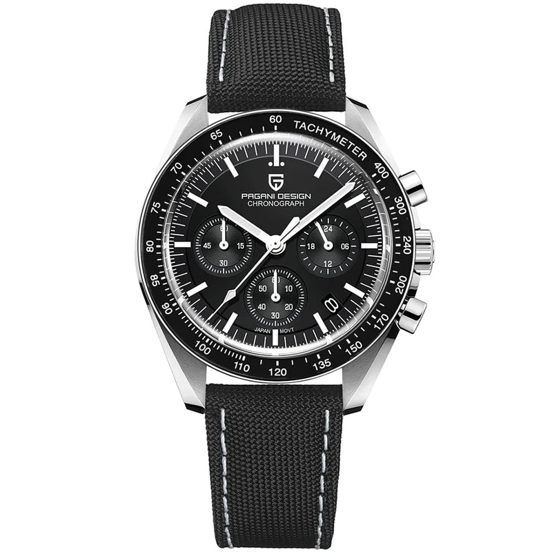 PAGANI DESIGN PD-1701 Moonwatch – Quartz Chronograph, Safirglas & 100M Vandtæt