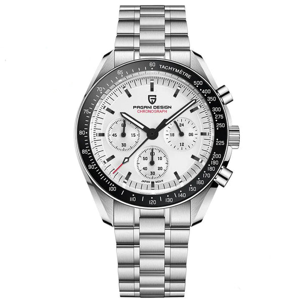 PAGANI DESIGN PD-1701 Moonwatch – Quartz Chronograph, Safirglas & 100M Vandtæt
