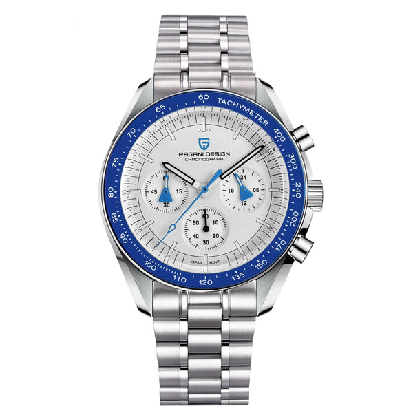 PAGANI DESIGN PD-1701 Moonwatch – Quartz Chronograph, Safirglas & 100M Vandtæt