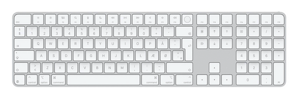 APPLE MAGIC KEYBOARD MED TOUCH ID DK A2520 Refurbished