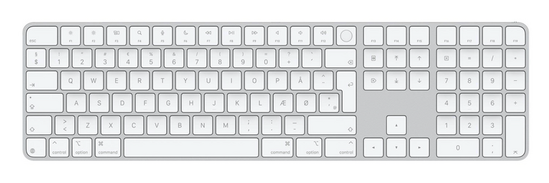 APPLE MAGIC KEYBOARD MED TOUCH ID DK A2520 Refurbished