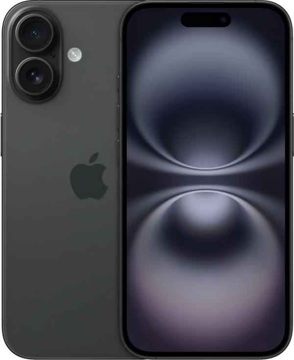 APPLE IPHONE 16 128 GB Sort Fabriksny