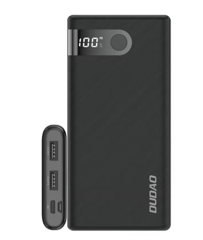 Dudao K9PRO-02 PowerBank 10.000mAh – 2xUSB og 1xUSB-C | Kompakt Ekstern Batteripakke