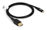 Club 3D CAC-1559 USB-C til DisplayPort 2.1 kabel 1m Sort