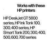 HP GT52 Cyan 8000 sider Blækrefill M0H54AE