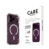 PanzerGlass CARE™ by ® Samba Case Transparent w. White MagSafe iPhone 2026 Pro | 17 Pro Beskyttelsescover Transparent Fa