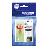 Brother LC 3213 Value Pack Sort Gul Cyan Magenta 400 sider