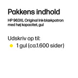 HP 963XL High Yield Yellow Original Gul