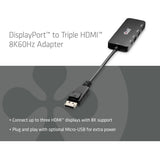 Club 3D Videoadapter 14cm Sort