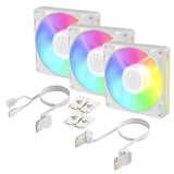 Arctic BioniX P14 A-RGB 3-pack Hvid 140 mm