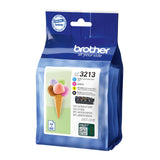 Brother LC 3213 Value Pack Sort Gul Cyan Magenta 400 sider