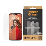 PanzerGlass Screen Protector Apple iPhone 15 Pro | Classic Fit Fabriksny