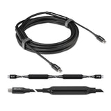 Club 3D CAC-1535 USB-C til DisplayPort 1.4 kabel 5m Sort