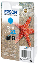Epson 603XL Cyan 350 sider Blæk C13T03A24010