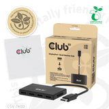 Club 3D CSV-7400 MST Hub 1x DisplayPort -> 4x DisplayPort