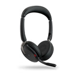 Jabra Evolve2 65 Flex MS Stereo Trådløs Høretelefoner Sort Fabriksny