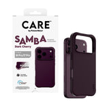 CARE by PanzerGlass Samba Beskyttelsescover til iPhone 18 Pro, iPhone 17 Pro Dark Cherry Fabriksny