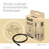 Club 3D CAC-2501 Thunderbolt 5 1m Sort Fabriksny
