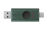 Kingston DataTraveler Duo 256GB USB 3.2 Gen 1 / USB-C USB stick Sort Grøn
