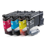 Brother LC521 Value Pack Sort Gul Cyan Magenta 500 sider Blæk