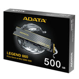 ADATA Legend SSD 860 500GB M.2 PCI Express 4.0 x4 (NVMe)