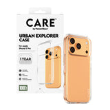 CARE by PanzerGlass Flagship Case Beskyttelsescover til iPhone 17 Pro Transparent Fabriksny