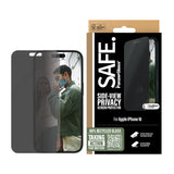 SAFE. Privacy by PanzerGlass Apple iPhone 16, 15 | Ultra-Wide Fit Fabriksny