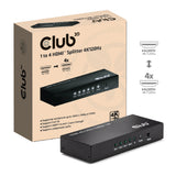 Club3D CSV-1385 4-Port HDMI Splitter 4K 120Hz