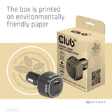 Club3D CAC-1922 Dual-USB Bil oplader 63W