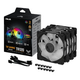 ASUS TUF Gaming TR120 ARGB Etuiblæsersæt 3-pack Sort 120 mm