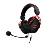 HyperX Cloud Alpha Kablet Høretelefoner Sort Rød Fabriksny