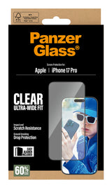 PanzerGlass® Screen Protector iPhone 2025 6.3 iPhone 17 Pro Fabriksny