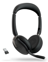 Jabra Evolve2 65 Flex UC Stereo Trådløs Høretelefoner Sort Fabriksny