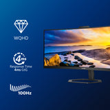 Philips 34E1C5600HE 34 VA 3440 x 1440 (UltraWide) HDMI DisplayPort USB-C 100Hz