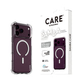 PanzerGlass CARE™ by ® Samba Case Transparent w. White MagSafe iPhone 2026 Pro Max | 17 Pro Max Beskyttelsescover Transp
