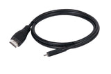 Club 3D CAC-1351 Micro HDMI til HDMI 2.0 1m Sort