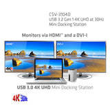 Club 3D CSV-3104D 8-in-1 USB gen 1 Dockingstation