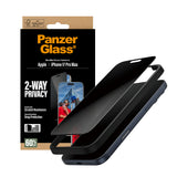 PanzerGlass 2-Way Privacy Skærmbeskytter til iPhone 17 Pro Max Fabriksny